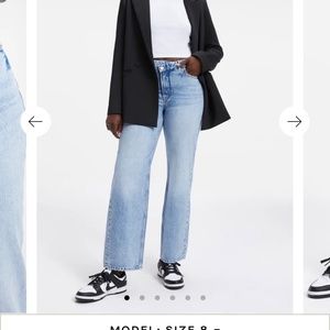 GOOD AMERICAN: Good 90s Crossover Waist Jeans